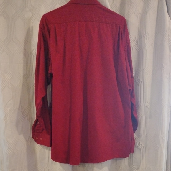 Daniel Gray Red Dress Shirt Neck 17" - Picture 7 of 8